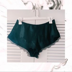 Victoria Secret black satin lingerie bottom